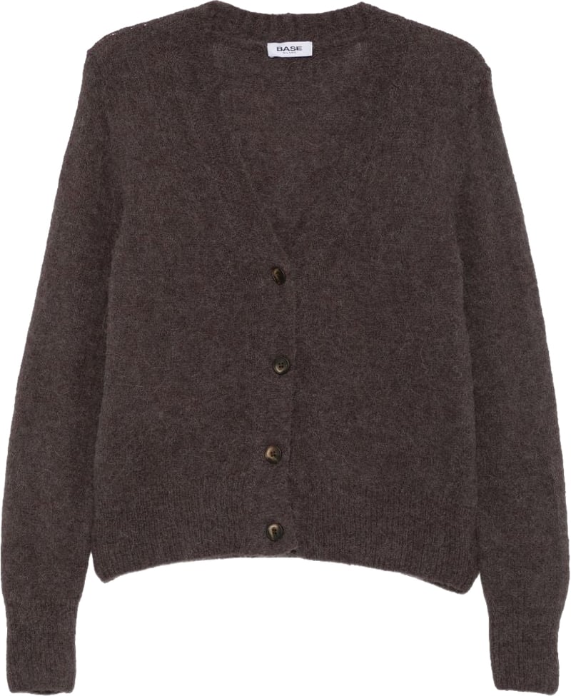 Base Wool V-Necked Cardigan