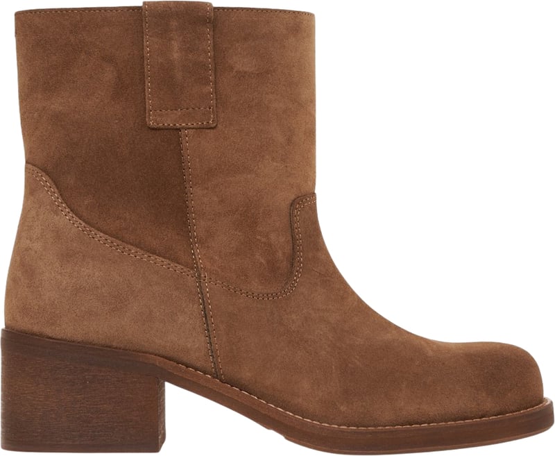 Suede ankle boots