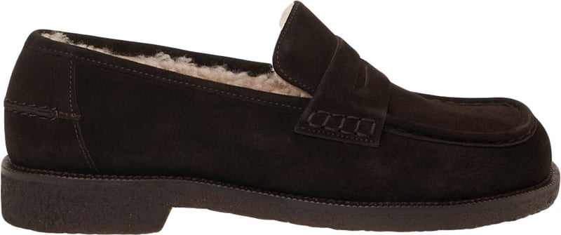 Suede loafers
