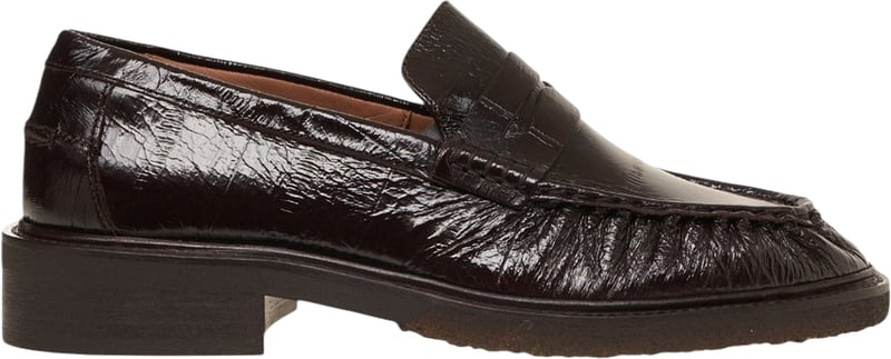 Leather loafers
