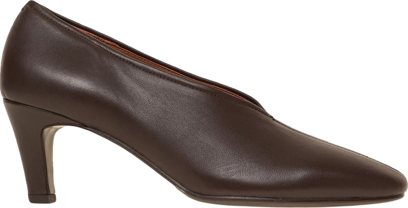 Pumps in leather