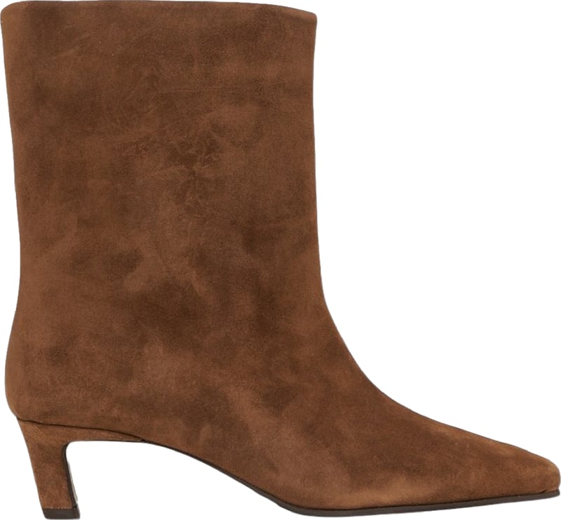Suede ankle boots