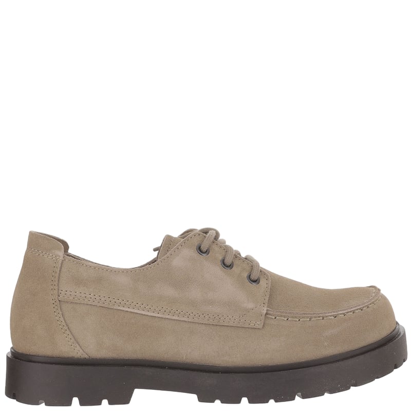 Low Suede Shoes With Round Toe And Anatomical Footbed