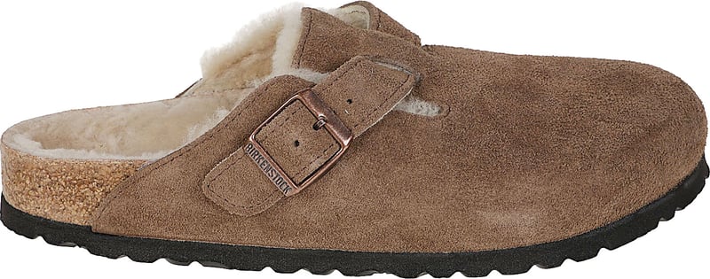 Boston Shearling Sandals Nude