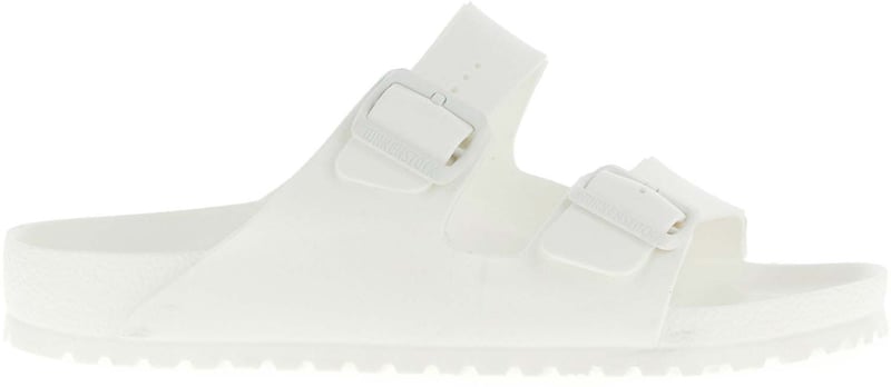 Birkenstock White Synthetic Slides