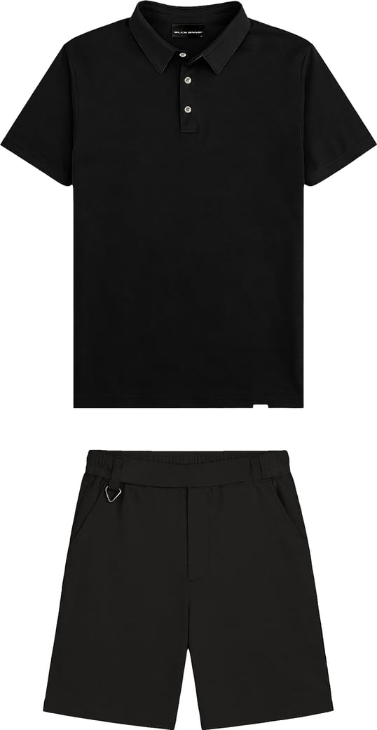 MERCERISED POLO TWINSET