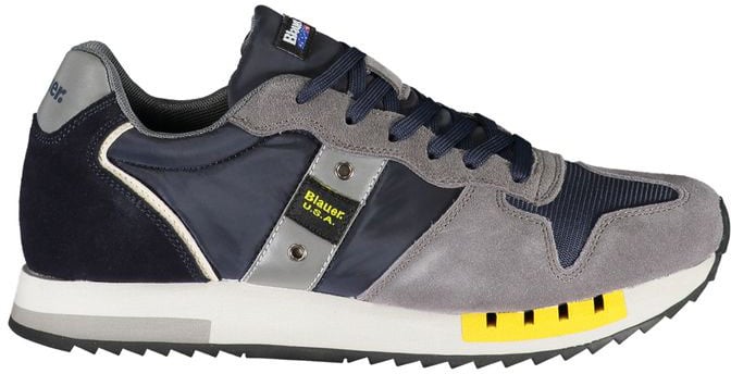 Blauer Blue Leather Men Sneaker