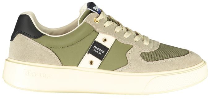 Blauer Green Leather Men Sneaker