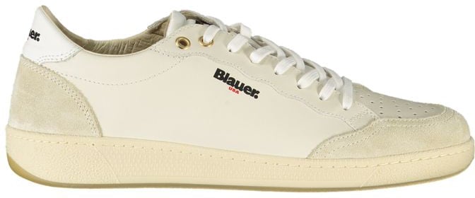 Blauer Bianco Poliuretano Uomo Sneaker