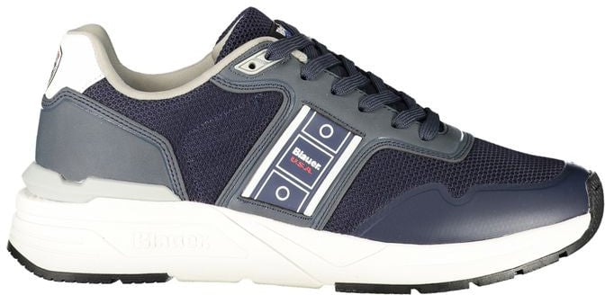 Blauer Blu Polyester Men Sneaker