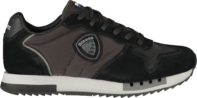 Blauer Black Polyurethane Men Sneaker