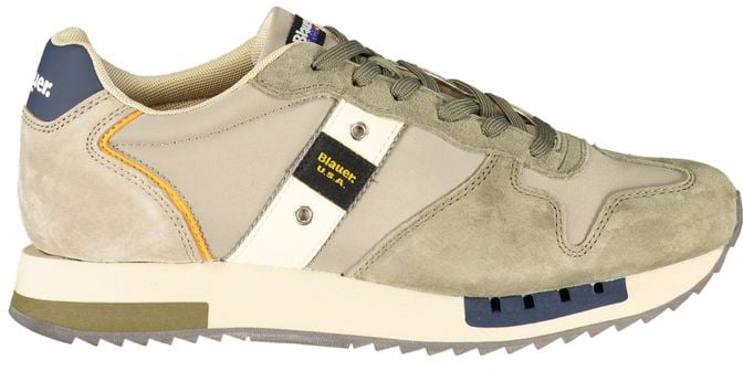 Blauer Verde Poliuretano Uomo Sneaker