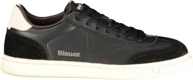 Blauer Black Polyurethane Mens Sneaker