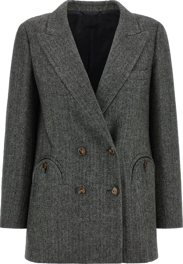 Blazé Milano Gray Virgin Wool Blazer