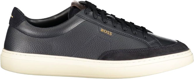 Hugo Boss Blue Leather Men's Sneakers