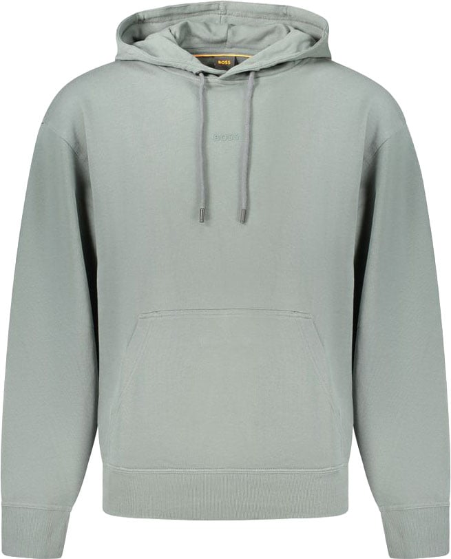 Hugo Boss Green Cotton Men's Sweatshirt