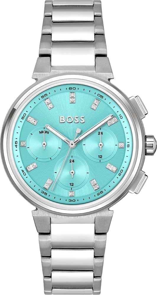 Hugo Boss Silver Stainless Steel Dress Watch