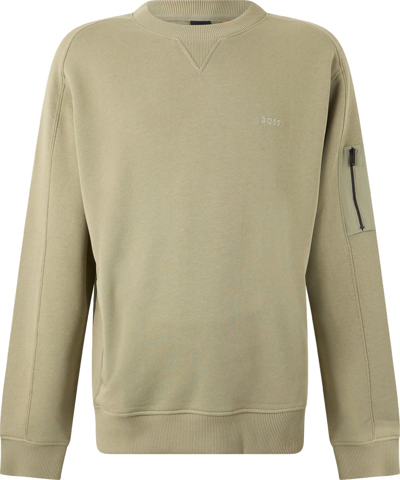 Crew neck sweatshirt with logo