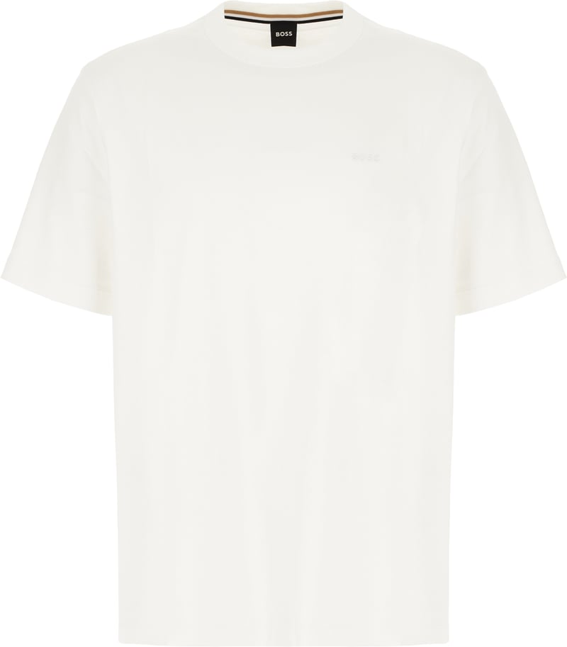 Boss White cotton t-shirt