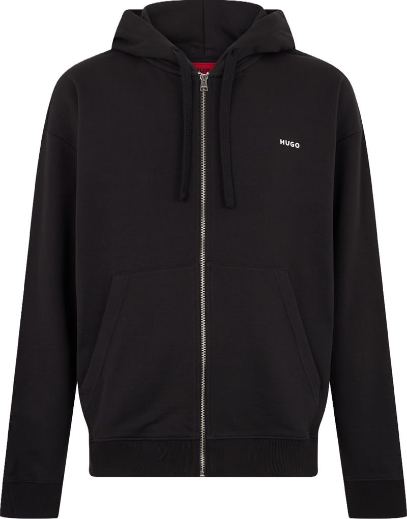 Hooded sweatshirt with zip