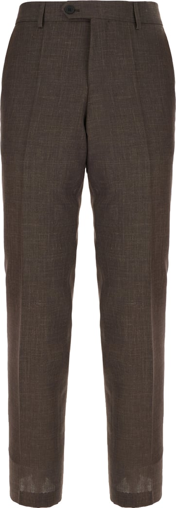 Boss Embroidered wool blend pants