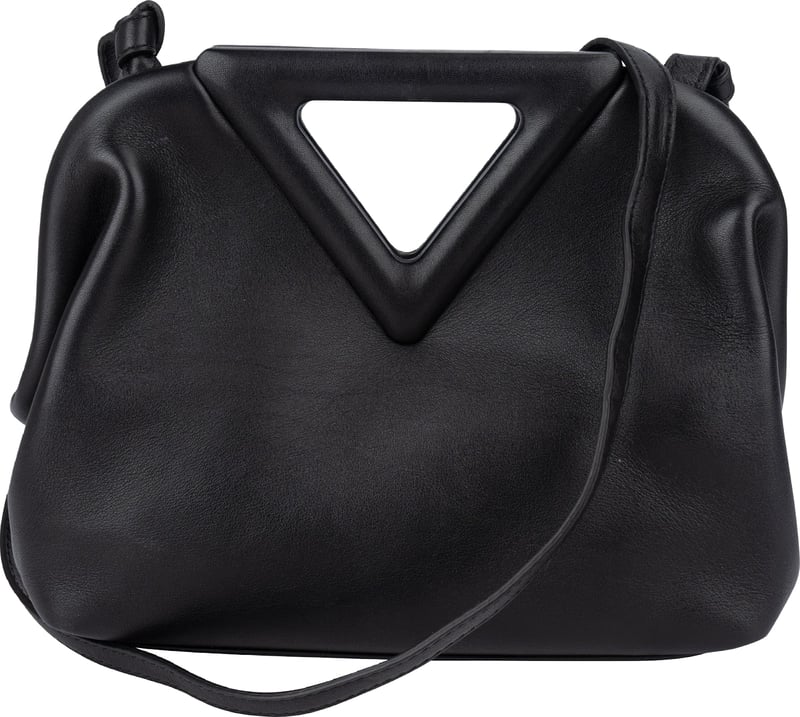 Bottega Veneta Leather Small The Point Handbag