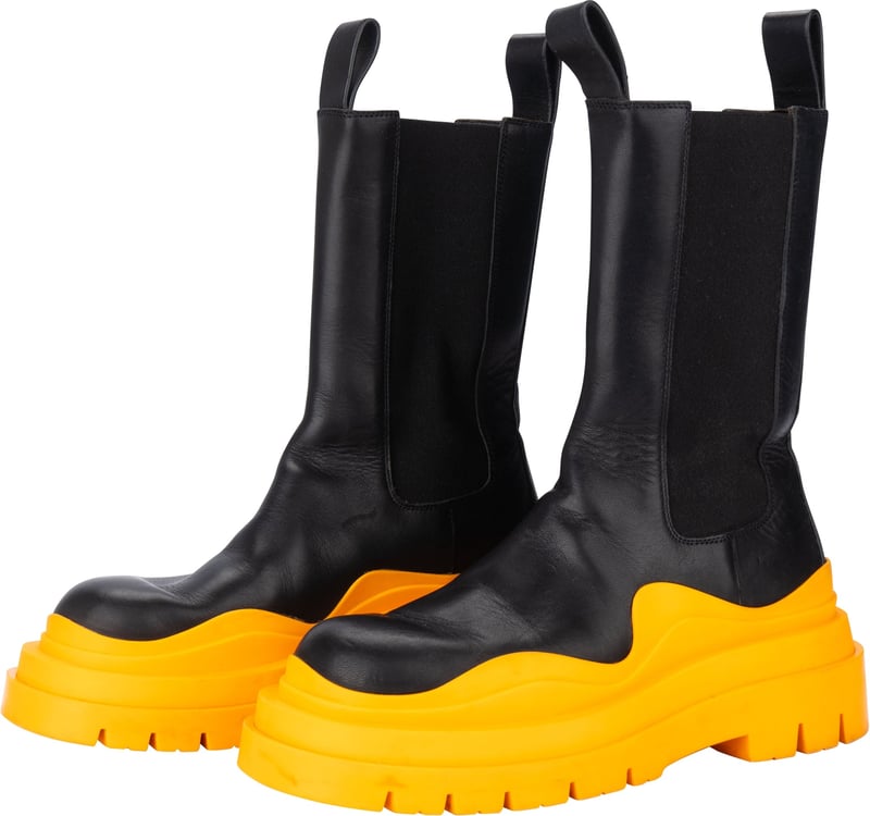 Bottega Veneta Tire Chelsea Boots (36)
