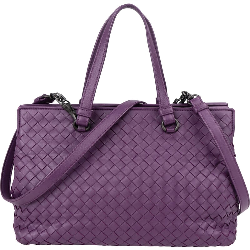 Bottega Veneta Intrecciato Nappa Leather Baby Roma Handbag