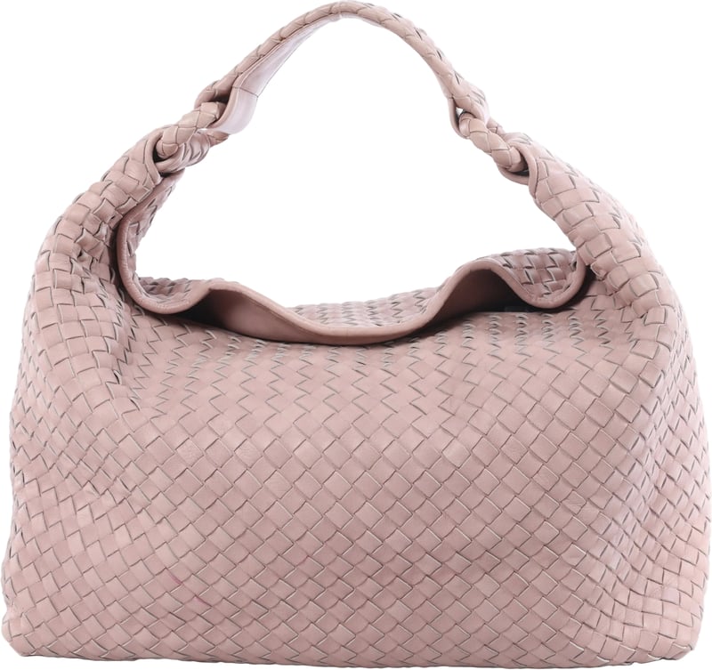 Bottega Veneta Intrecciato Leather Shoulder bag in Pink