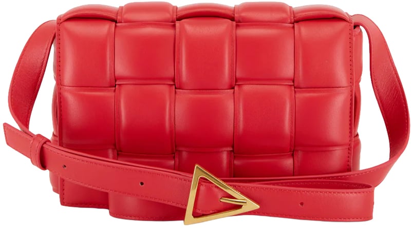 Bottega Veneta Padded Cassette Tas 'Firework Red'