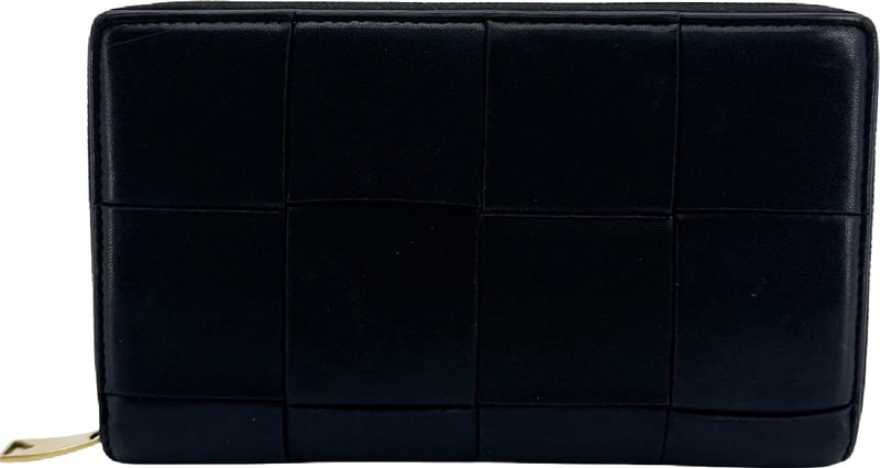 Bottega Veneta Zip Around Intrecciato Nappa Long