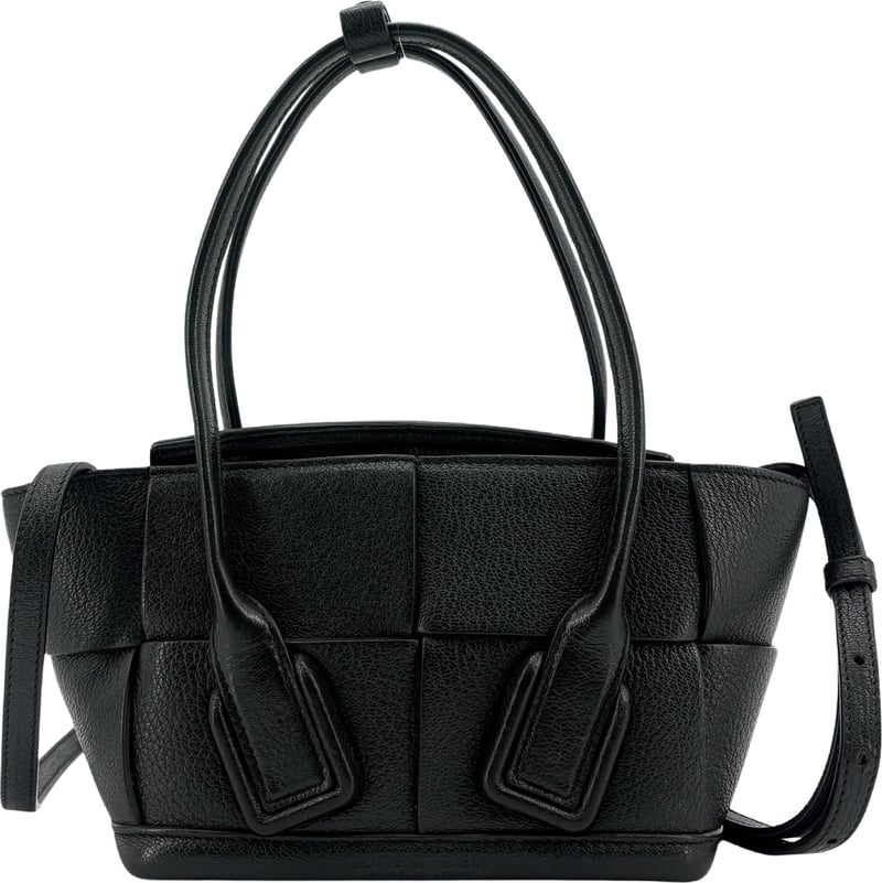 Bottega Veneta Arco Maxi Intrecciato Leather Small