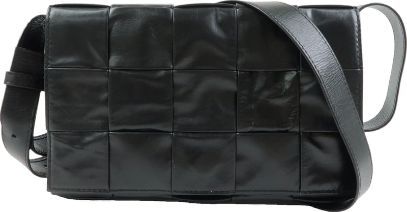 Bottega Veneta Cassette Maxi Intrecciato Leather Small