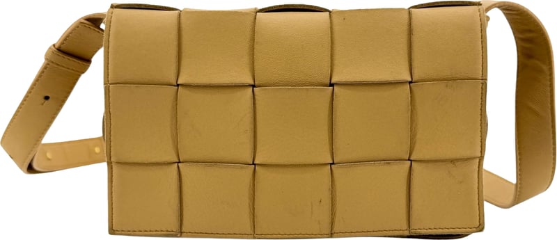 Bottega Veneta Cassette Maxi Intrecciato Leather Small