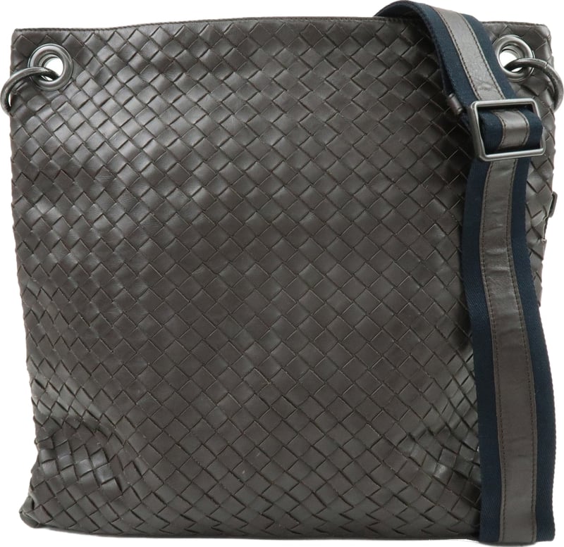Bottega Veneta Flat Messenger Intrecciato Nappa Large