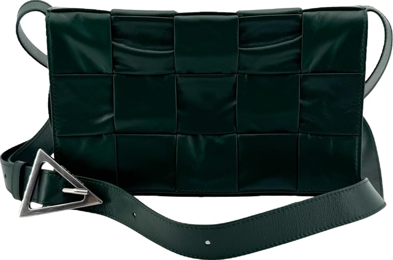 Bottega Veneta Cassette Maxi Intrecciato Leather Small