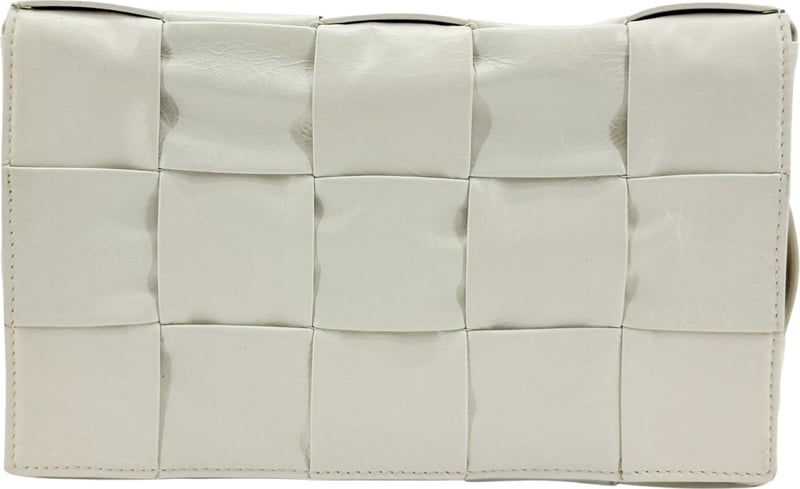 Bottega Veneta Brick Cassette Maxi Intrecciato Leather Small