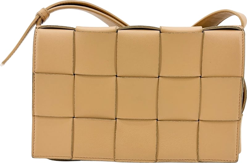 Bottega Veneta Cassette Maxi Intrecciato Leather Small
