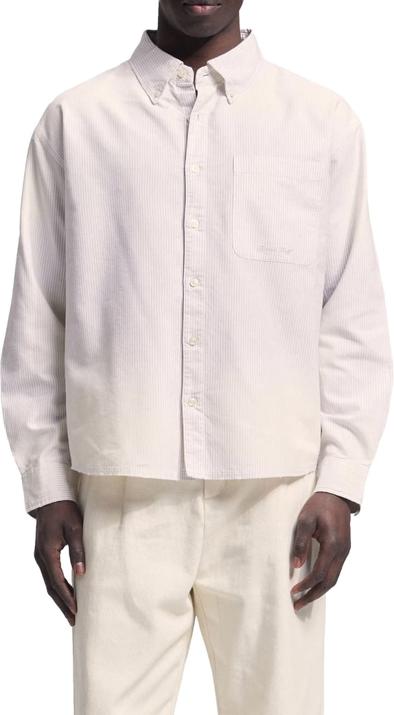 striped oxfrod shirt