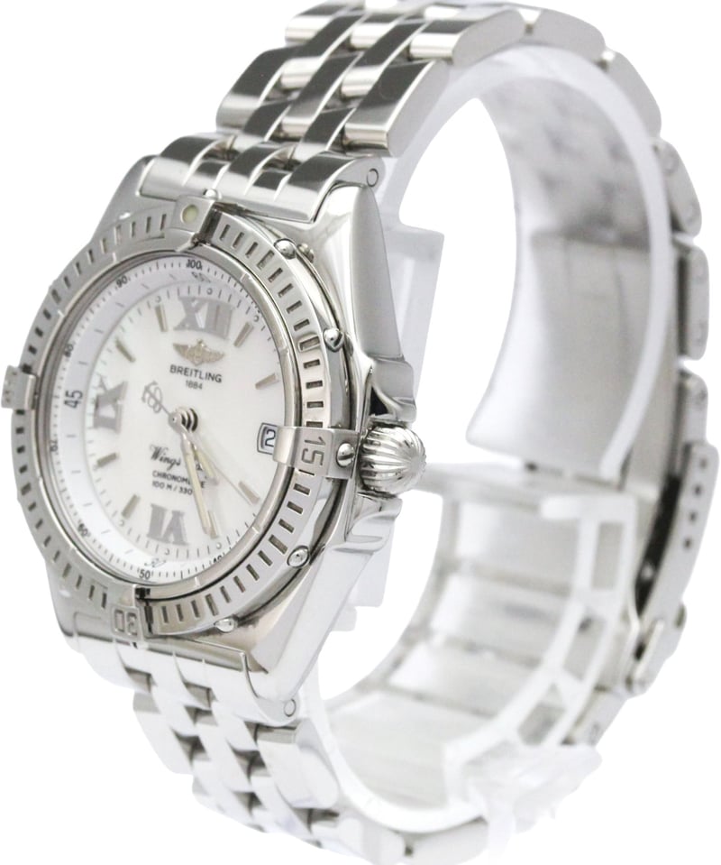 Breitling Wings Lady Quartz Stainless Steel 31