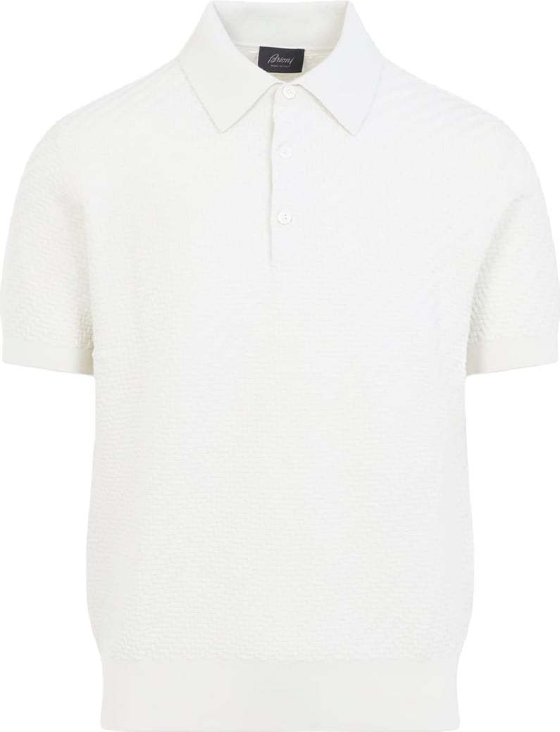 Brioni Cotton And Silk Polo