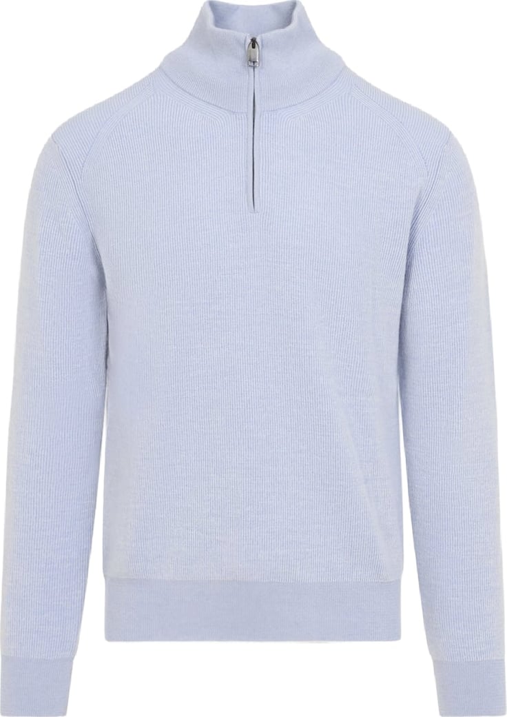 Brioni Half Zip Up Sweater