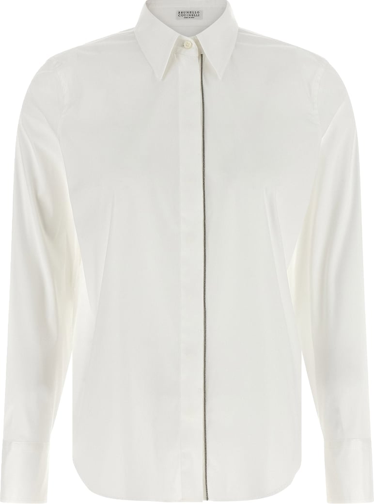 Brunello Cucinelli Shiny Trim Shirt