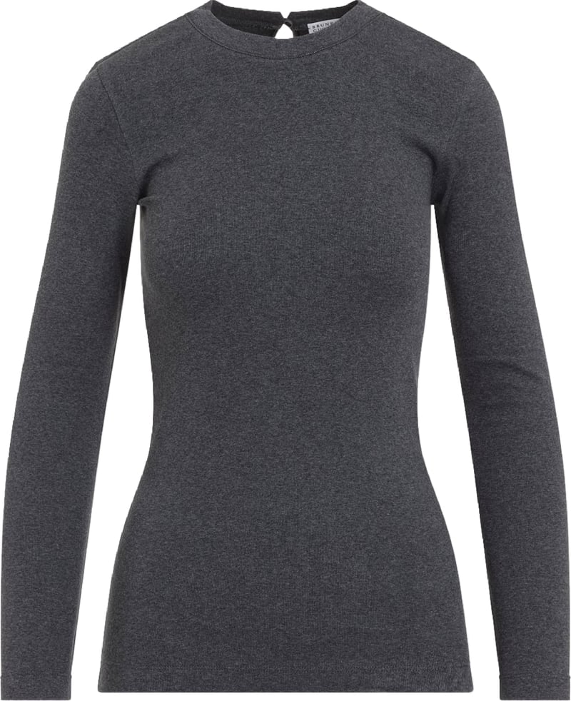 Brunello Cucinelli L/S Rib T-Shirt