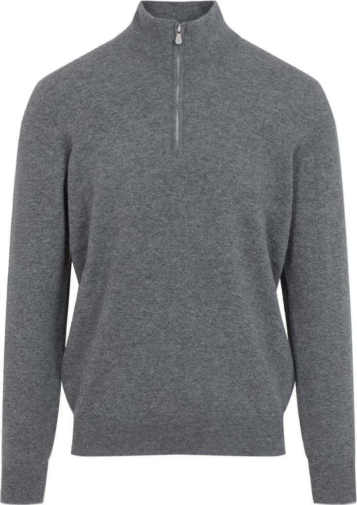 Brunello Cucinelli Half Zip Cashmere Sweater