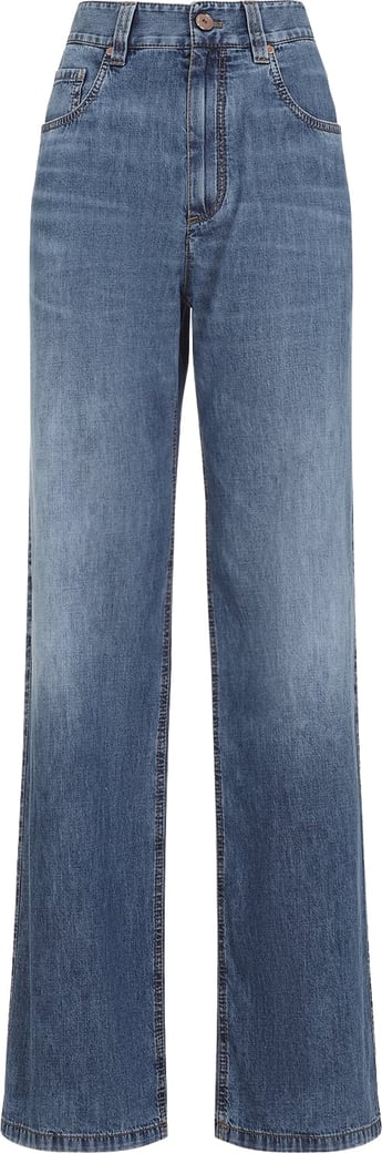 Brunello Cucinelli Wide Leg Jeans