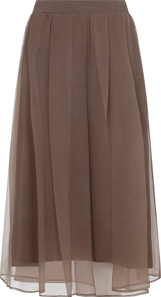Brunello Cucinelli Midi Voile Skirt