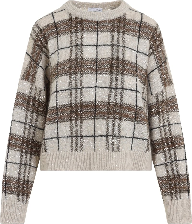 Brunello Cucinelli Check Sweater
