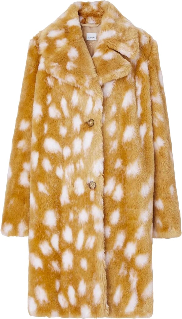 Burberry Faux Fur Coat
