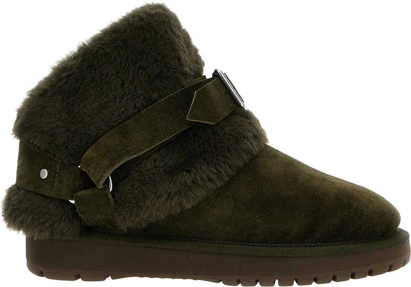 Burberry Bicolor Leather Ankle Boots